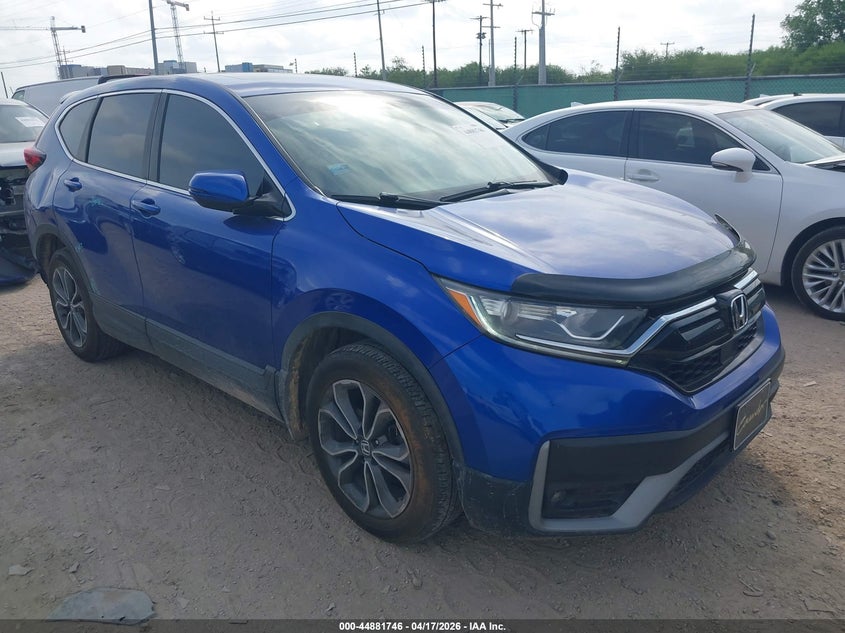 2021 Honda Cr-v VIN 7FARW1H89ME008938 IAAI salvage auction — REAR END, Wait Title, sold $5,600 on 2026-07-09 (photo 1)