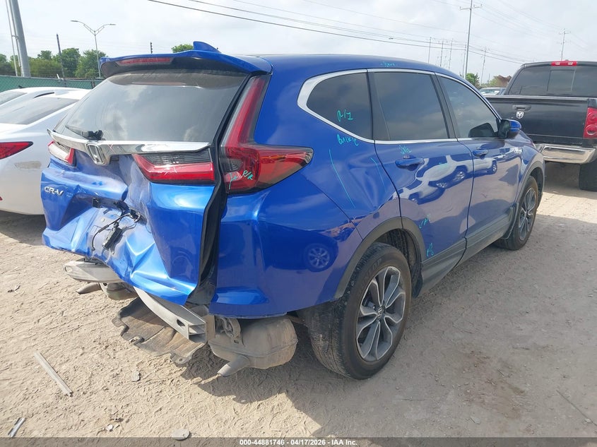 2021 Honda Cr-v VIN 7FARW1H89ME008938 IAAI salvage auction — REAR END, Wait Title, sold $5,600 on 2026-07-09 (photo 4)