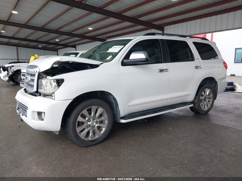2008 Toyota Sequoia VIN 5TDZY68A48S004626 IAAI salvage auction — FRONT END, Original (Texas), sold $4,000 on 2026-07-23 (photo 2)