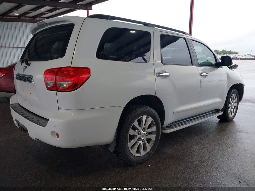 2008 Toyota Sequoia VIN 5TDZY68A48S004626 IAAI salvage auction — FRONT END, Original (Texas), sold $4,000 on 2026-07-23 (photo 4)