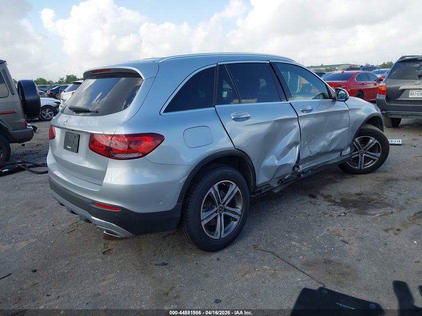 2021 Mercedes-benz Glc VIN W1N0G8DB8MF998173 IAAI salvage auction — RIGHT SIDE, Original (Texas), sold $10,700 on 2026-07-08 (photo 4)