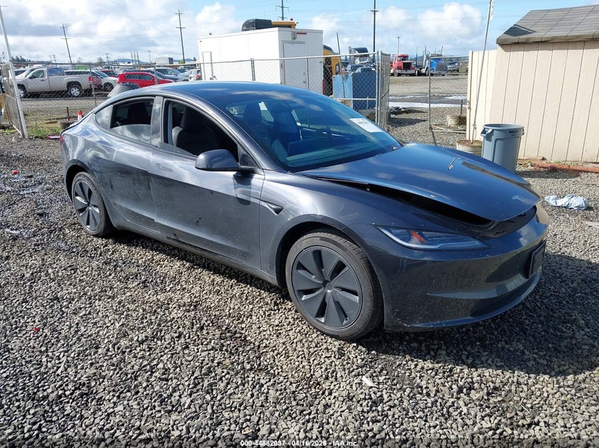 2024 Tesla Model 3 VIN 5YJ3E1EA7RF867660 IAAI salvage auction — LEFT SIDE, Salvage (Oregon), sold $9,550 on 2026-07-23 (photo 1)