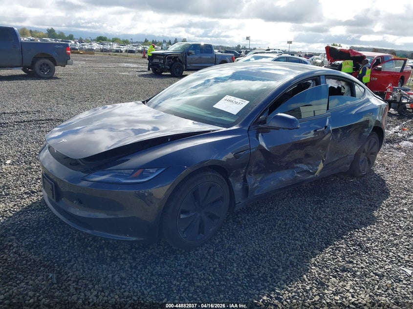 2024 Tesla Model 3 VIN 5YJ3E1EA7RF867660 IAAI salvage auction — LEFT SIDE, Salvage (Oregon), sold $9,550 on 2026-07-23 (photo 2)