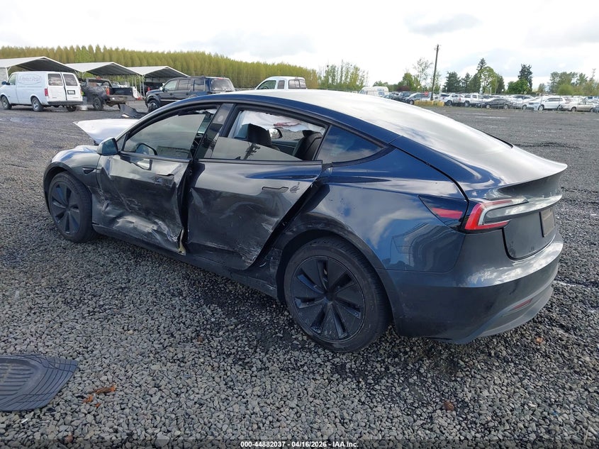2024 Tesla Model 3 VIN 5YJ3E1EA7RF867660 IAAI salvage auction — LEFT SIDE, Salvage (Oregon), sold $9,550 on 2026-07-23 (photo 3)