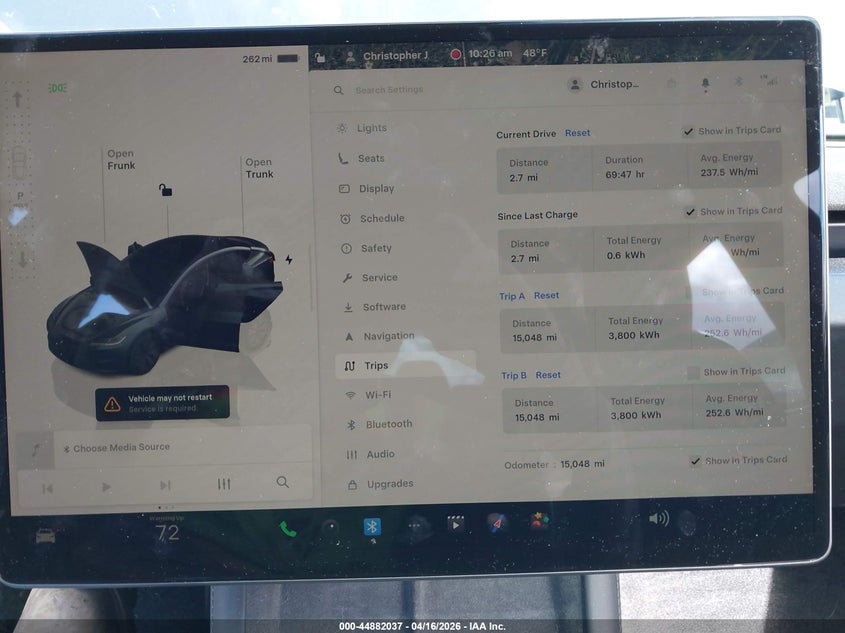 2024 Tesla Model 3 VIN 5YJ3E1EA7RF867660 IAAI salvage auction — LEFT SIDE, Salvage (Oregon), sold $9,550 on 2026-07-23 (photo 7)