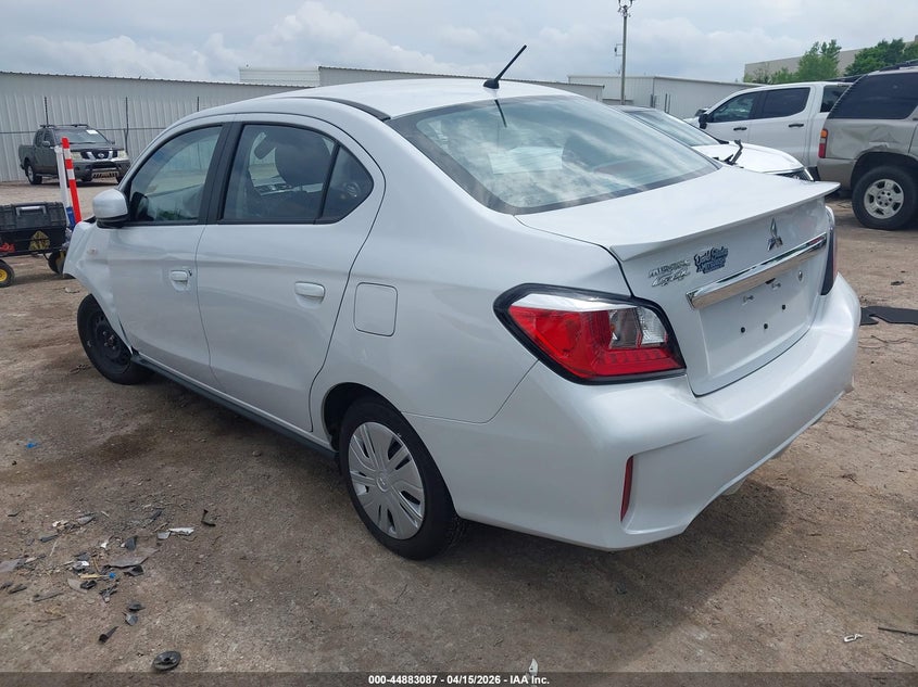 2024 Mitsubishi Mirage VIN ML32FUFJXRHF16336 IAAI salvage auction — RIGHT SIDE, Wait Title, sold $2,000 on 2026-07-22 (photo 3)