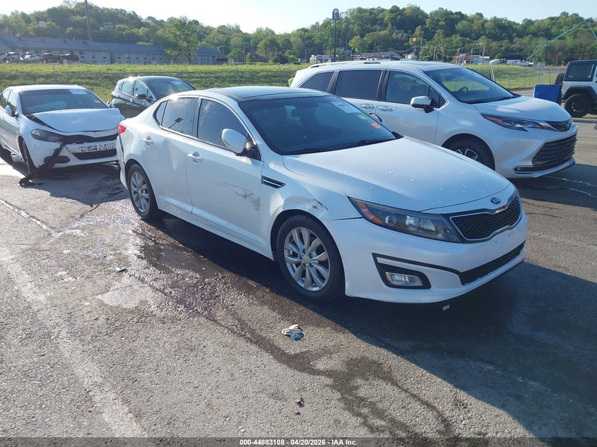 2015 Kia Optima VIN 5XXGN4A77FG509111 IAAI salvage auction — RIGHT SIDE, Salvage Title, sold $25 on 2026-07-21 (photo 1)