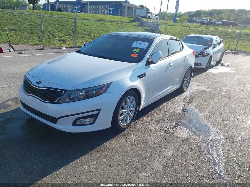 2015 Kia Optima VIN 5XXGN4A77FG509111 IAAI salvage auction — RIGHT SIDE, Salvage Title, sold $25 on 2026-07-21 (photo 2)
