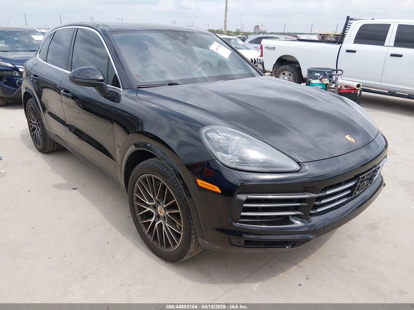 2019 Porsche Cayenne VIN WP1AB2AY3KDA64073 IAAI salvage auction — REAR END, Original (Texas), sold $18,900 on 2026-07-14 (photo 1)