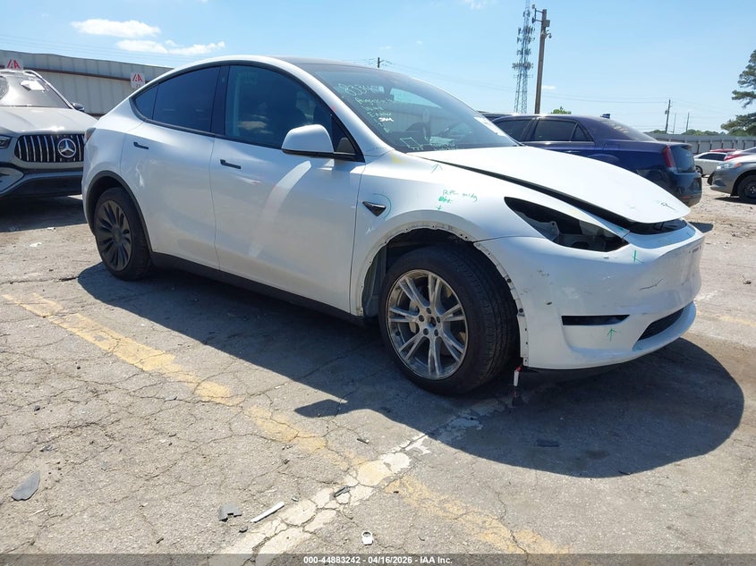 2023 Tesla Model y VIN 7SAYGDEE0PA075271 IAAI salvage auction — FRONT END, Salvage (Georgia), sold $13,900 on 2026-07-30 (photo 1)