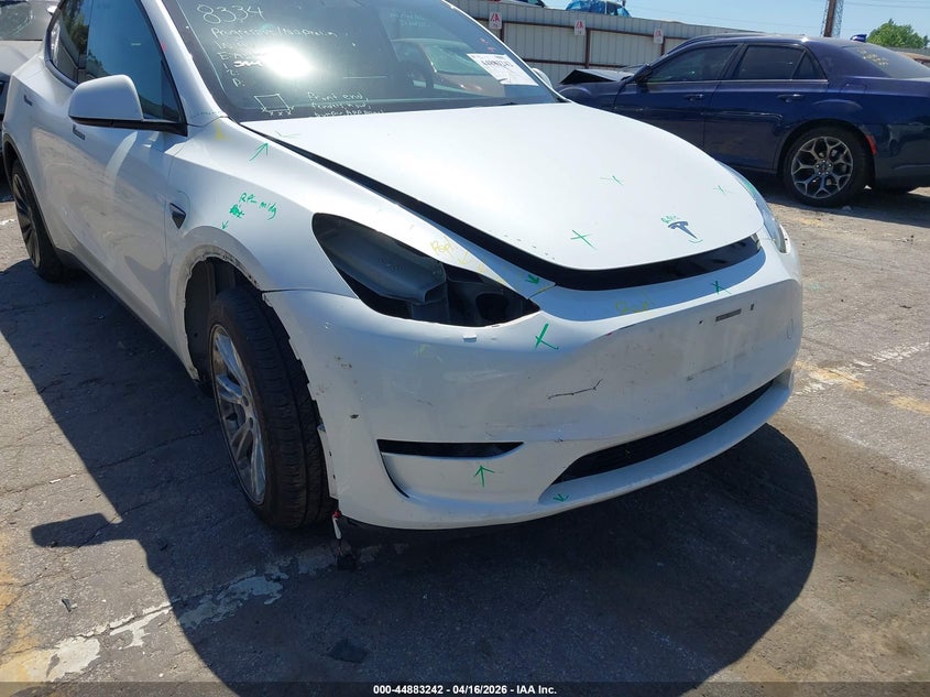 2023 Tesla Model y VIN 7SAYGDEE0PA075271 IAAI salvage auction — FRONT END, Salvage (Georgia), sold $13,900 on 2026-07-30 (photo 6)