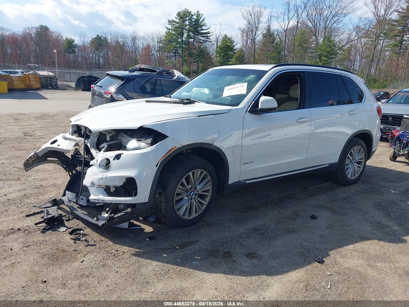 2016 BMW X5 VIN 5UXKR0C59G0U49241 IAAI salvage auction — FRONT END, Salvage (Massachusetts), sold $2,000 on 2026-07-10 (photo 2)