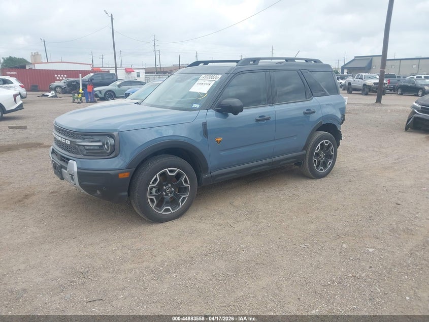 2025 Ford Bronco sport VIN 3FMCR9DA8SRE05760 IAAI salvage auction — REAR END, Original (Texas), sold $13,200 on 2026-07-29 (photo 2)