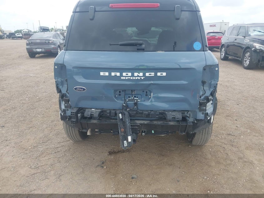 2025 Ford Bronco sport VIN 3FMCR9DA8SRE05760 IAAI salvage auction — REAR END, Original (Texas), sold $13,200 on 2026-07-29 (photo 6)