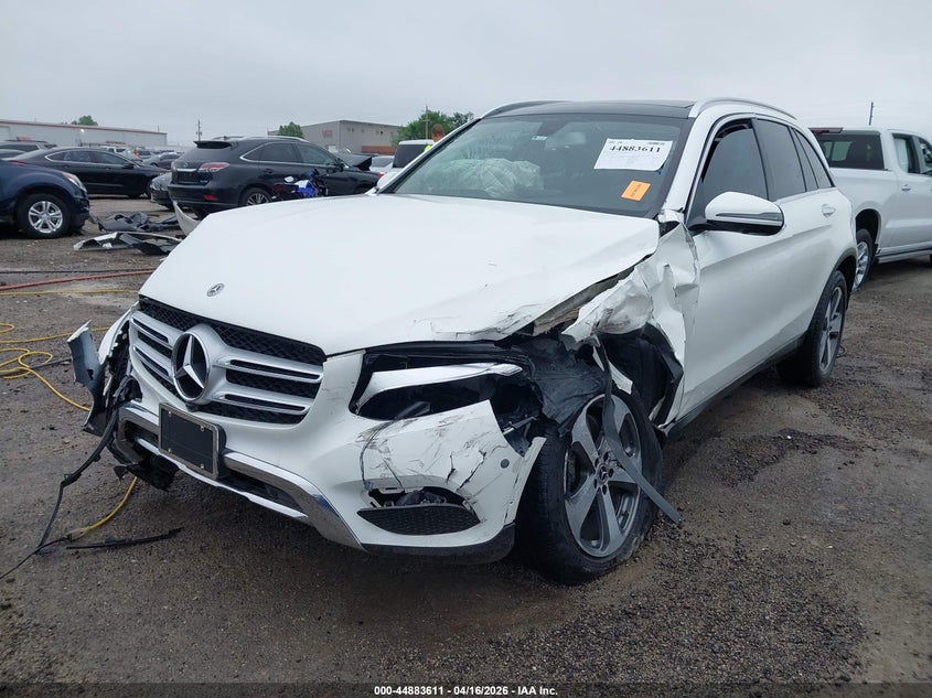 2019 Mercedes-benz Glc VIN WDC0G4JB4K1000402 IAAI salvage auction — FRONT END, Salvage (Oklahoma), sold $3,850 on 2026-07-28 (photo 2)