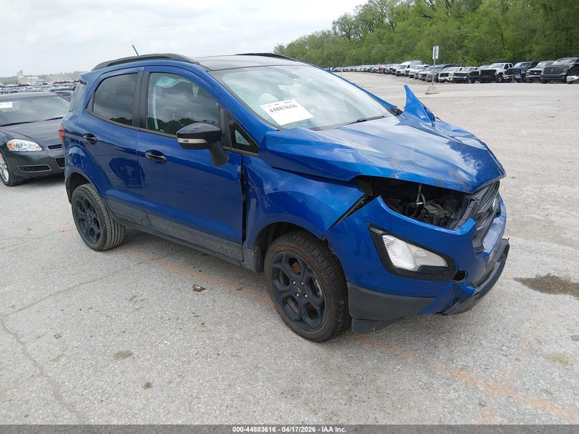 2021 Ford Ecosport VIN MAJ6S3JL4MC400877 IAAI salvage auction — FRONT END, Salvage (Missouri), sold $775 on 2026-07-08 (photo 1)
