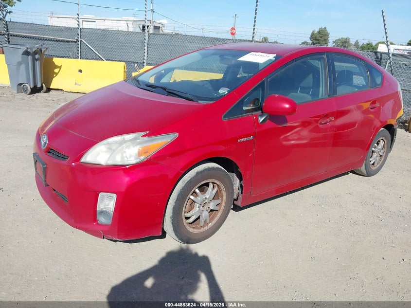 2010 Toyota Prius VIN JTDKN3DU2A0027176 IAAI salvage auction — REAR END, Salvage (California), sold $700 on 2026-07-16 (photo 2)