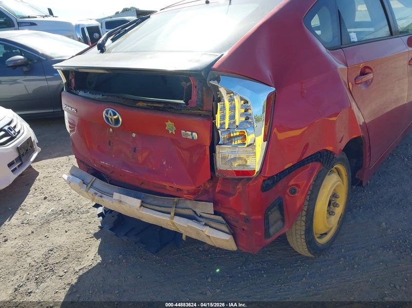 2010 Toyota Prius VIN JTDKN3DU2A0027176 IAAI salvage auction — REAR END, Salvage (California), sold $700 on 2026-07-16 (photo 6)