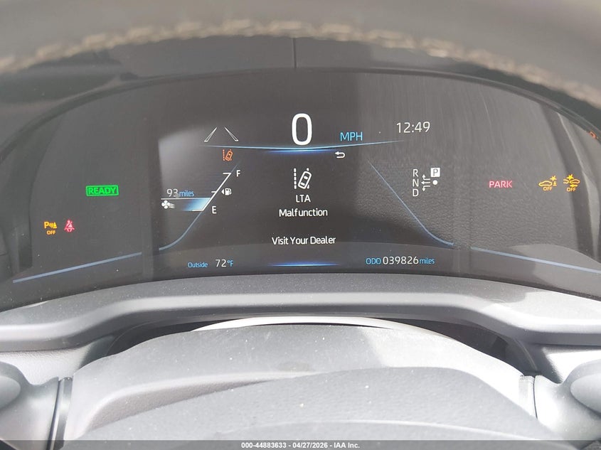 2023 Toyota Mirai VIN JTDAAAAA5PA010011 IAAI salvage auction — FRONT END, Salvage Title, sold $2,300 on 2026-07-29 (photo 7)