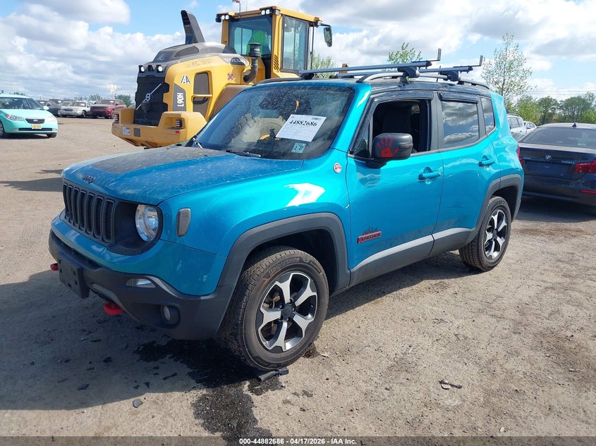 2021 Jeep Renegade VIN ZACNJDC1XMPN32271 IAAI salvage auction — RIGHT FRONT, Salvage Title, sold $525 on 2026-07-21 (photo 2)