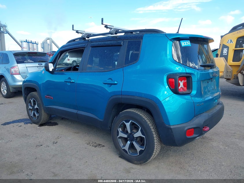 2021 Jeep Renegade VIN ZACNJDC1XMPN32271 IAAI salvage auction — RIGHT FRONT, Salvage Title, sold $525 on 2026-07-21 (photo 3)