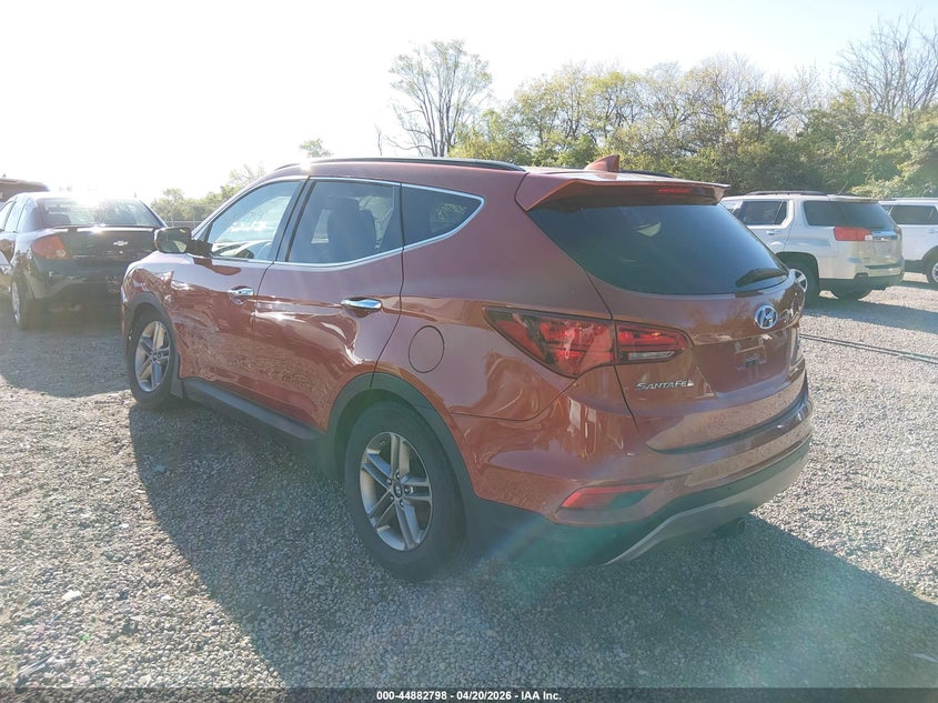 2017 Hyundai Santa fe VIN 5XYZU3LB9HG383257 IAAI salvage auction — LEFT SIDE, Salvage (Ohio), sold $1,700 on 2026-07-16 (photo 3)