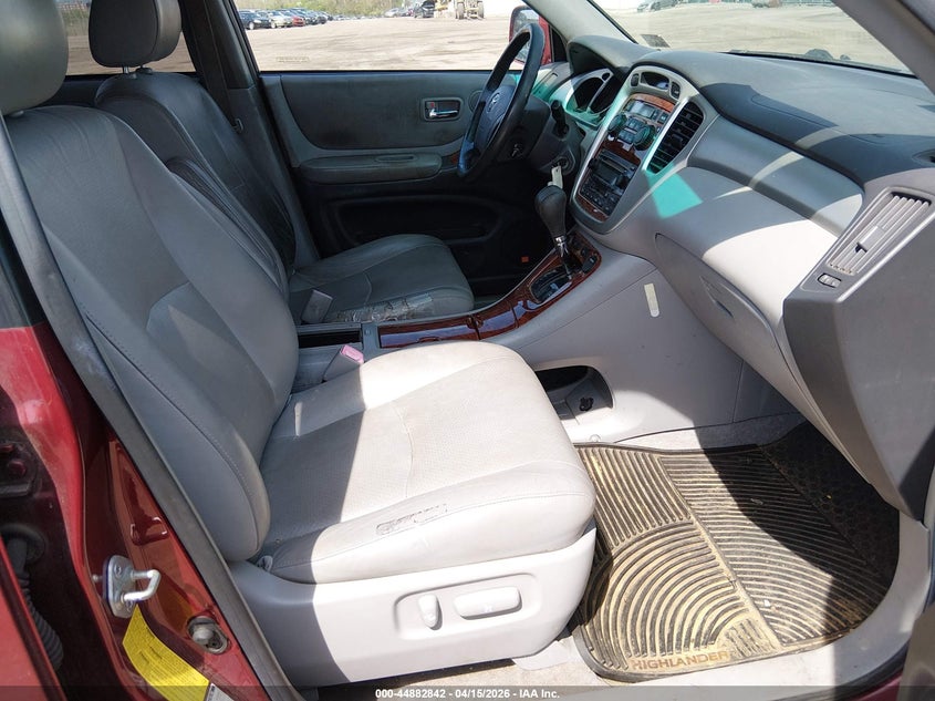 2006 Toyota Highlander VIN JTEEP21A160182820 IAAI salvage auction — MECHANICAL, Salvage (Texas), sold $925 on 2026-07-17 (photo 5)