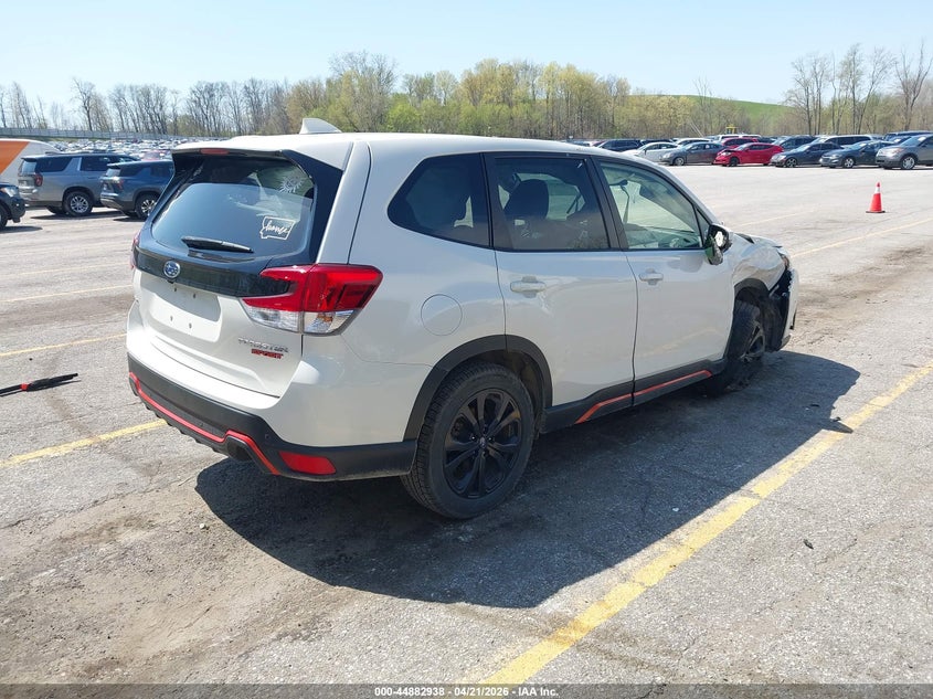 2023 Subaru Forester VIN JF2SKAJC3PH490173 IAAI salvage auction — RIGHT FRONT, Salvage Title, sold $2,825 on 2026-07-06 (photo 4)