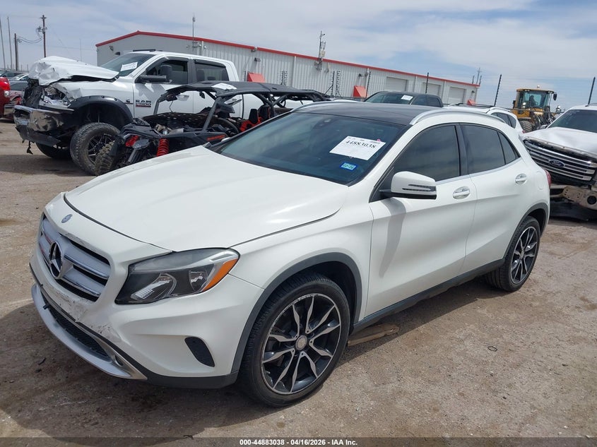 2017 Mercedes-benz Gla-klasse VIN WDCTG4EB7HJ295687 IAAI salvage auction — RIGHT FRONT, Original (Texas), sold $2,950 on 2026-07-14 (photo 2)