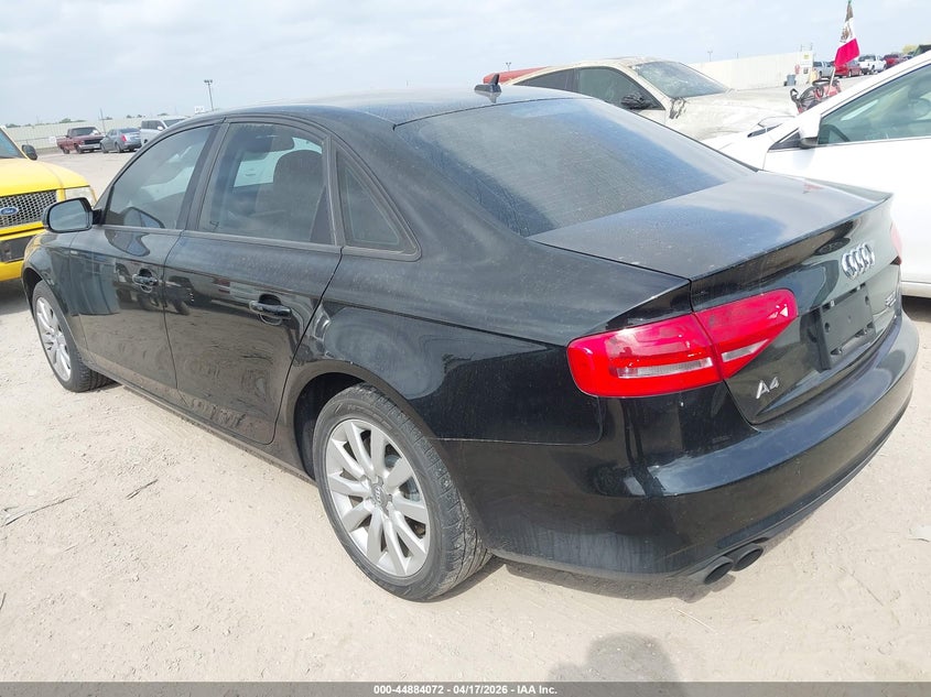 2014 Audi A4 VIN WAUBFAFL4EN038661 IAAI salvage auction — SIDE, Wait Title, sold $775 on 2026-08-24 (photo 3)