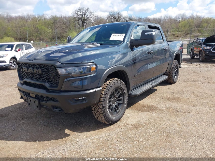 2025 Ram 1500 VIN 1C6SRFLP9SN672811 IAAI salvage auction — UNKNOWN, Wait Title, sold $33,500 on 2026-07-09 (photo 2)