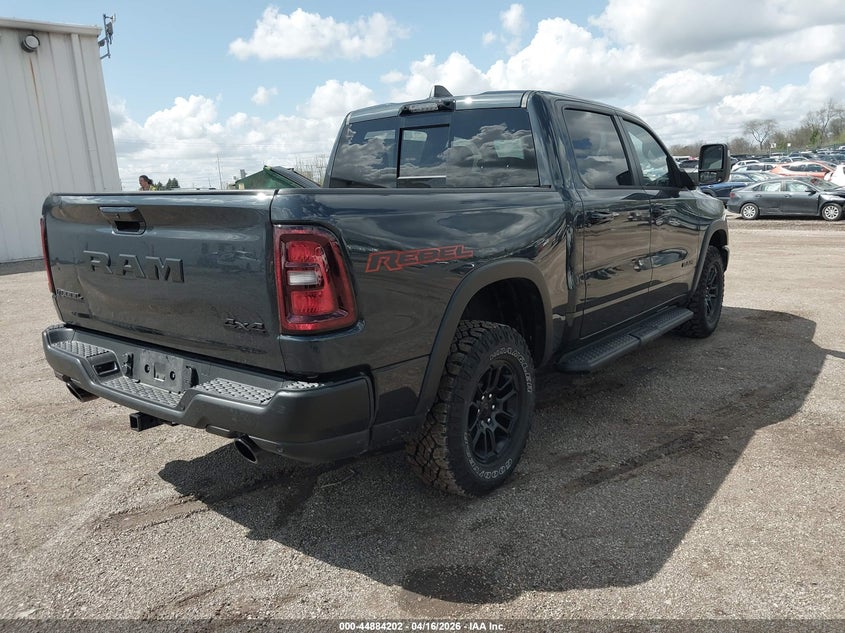 2025 Ram 1500 VIN 1C6SRFLP9SN672811 IAAI salvage auction — UNKNOWN, Wait Title, sold $33,500 on 2026-07-09 (photo 4)