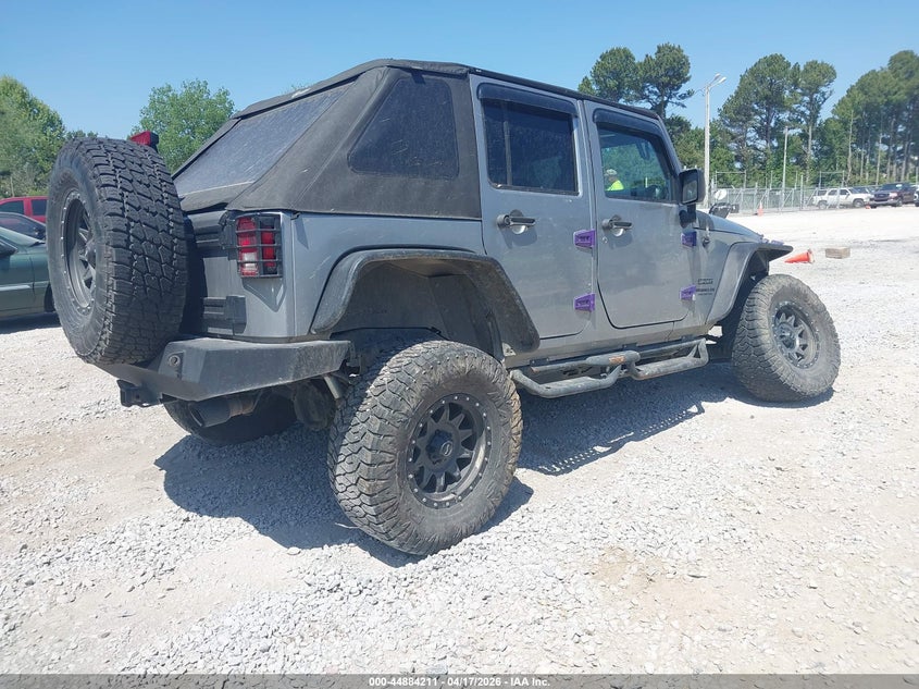 2017 Jeep Wrangler / VIN 1C4BJWDG4HL539425 IAAI salvage auction — FRONT END, Salvage Title, sold $3,400 on 2026-08-24 (photo 4)