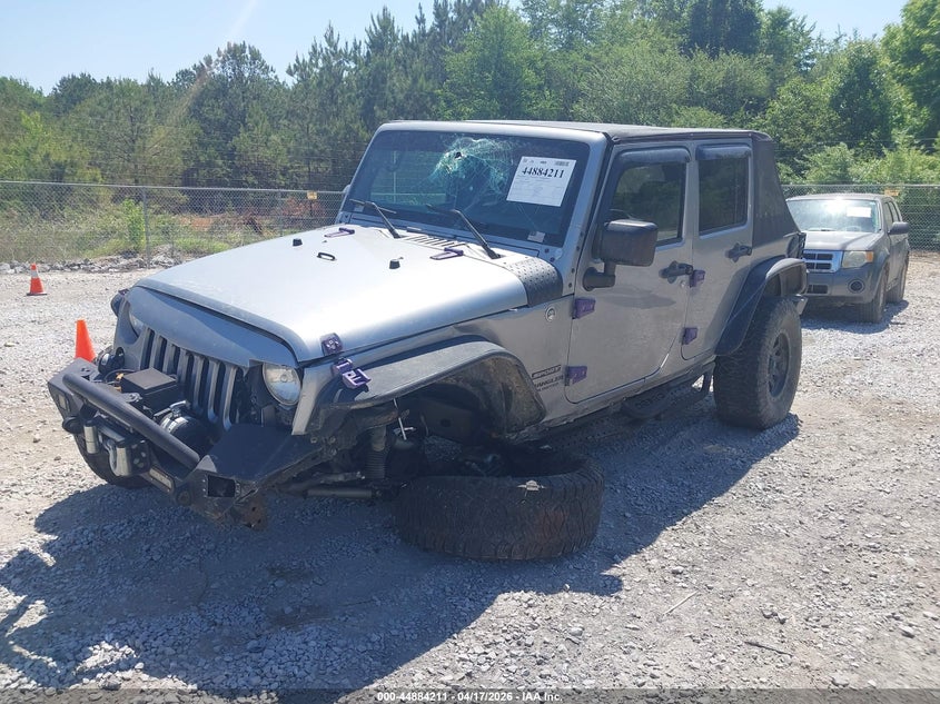2017 Jeep Wrangler / VIN 1C4BJWDG4HL539425 IAAI salvage auction — FRONT END, Salvage Title, sold $3,400 on 2026-08-24 (photo 6)