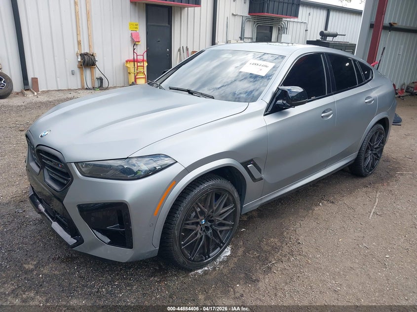 2025 BMW X6 m VIN 5YM23ET02S9X29308 IAAI salvage auction — THEFT, Salvage Title, sold $65,700 on 2026-08-13 (photo 2)