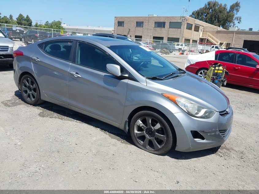 2013 Hyundai Elantra VIN KMHDH4AE0DU743005 IAAI salvage auction — LEFT FRONT, Salvage (California), sold $700 on 2026-07-13 (photo 1)