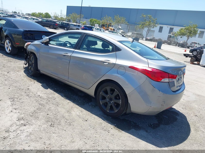 2013 Hyundai Elantra VIN KMHDH4AE0DU743005 IAAI salvage auction — LEFT FRONT, Salvage (California), sold $700 on 2026-07-13 (photo 3)