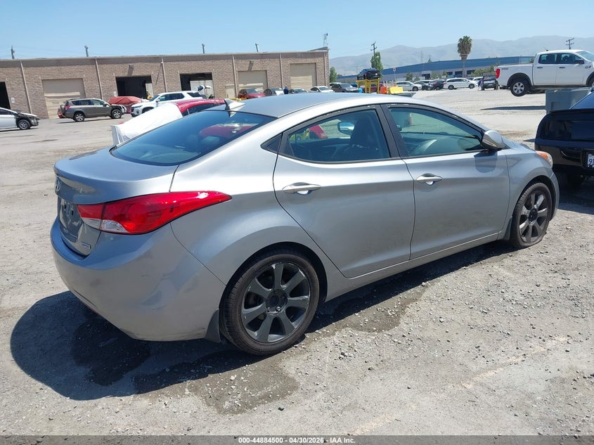 2013 Hyundai Elantra VIN KMHDH4AE0DU743005 IAAI salvage auction — LEFT FRONT, Salvage (California), sold $700 on 2026-07-13 (photo 4)