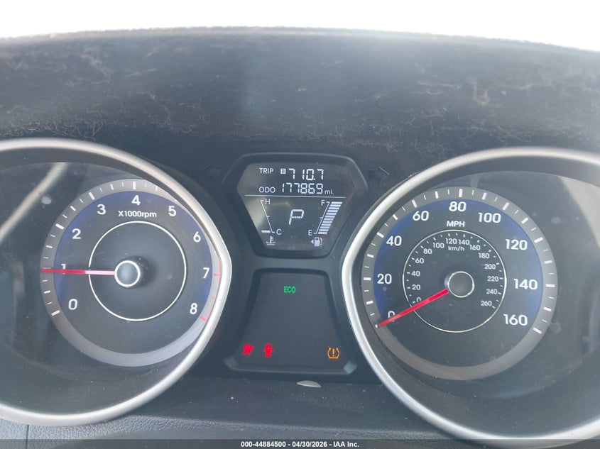 2013 Hyundai Elantra VIN KMHDH4AE0DU743005 IAAI salvage auction — LEFT FRONT, Salvage (California), sold $700 on 2026-07-13 (photo 7)