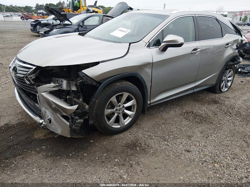 2018 Lexus Rx VIN 2T2BZMCA8JC167414 IAAI salvage auction — FRONT & REAR, Salvage (South Carolina), sold $9,500 on 2026-07-29 (photo 2)