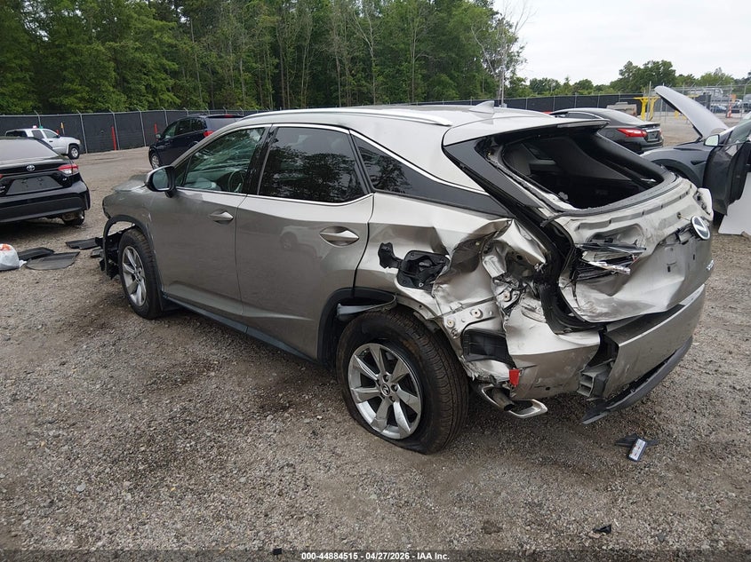 2018 Lexus Rx VIN 2T2BZMCA8JC167414 IAAI salvage auction — FRONT & REAR, Salvage (South Carolina), sold $9,500 on 2026-07-29 (photo 3)