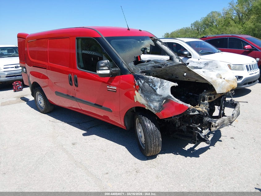 2017 Ram Promaster city VIN ZFBERFAB0H6H13834 IAAI salvage auction — ENGINE BURN, Salvage (Missouri), sold $350 on 2026-07-08 (photo 1)