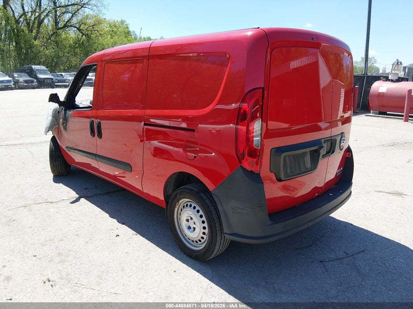 2017 Ram Promaster city VIN ZFBERFAB0H6H13834 IAAI salvage auction — ENGINE BURN, Salvage (Missouri), sold $350 on 2026-07-08 (photo 3)
