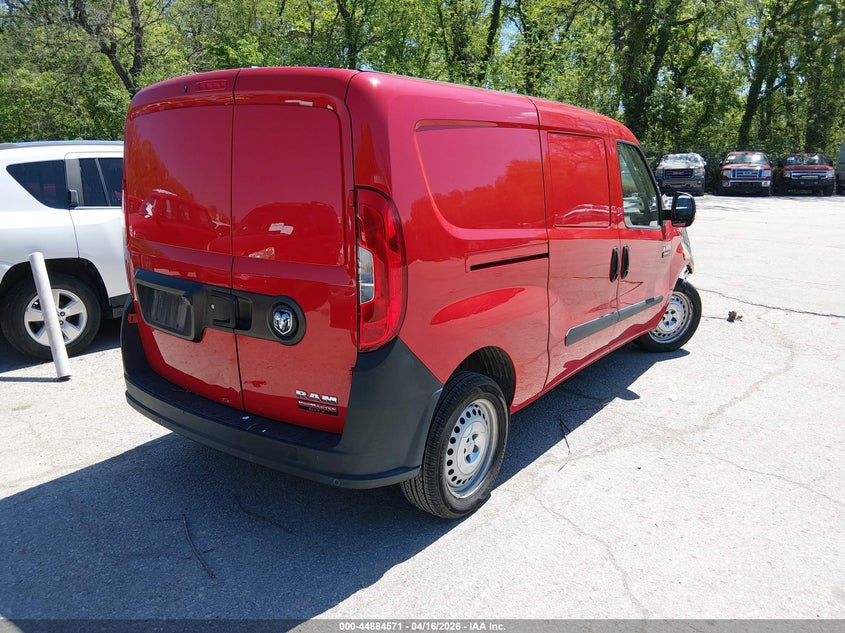 2017 Ram Promaster city VIN ZFBERFAB0H6H13834 IAAI salvage auction — ENGINE BURN, Salvage (Missouri), sold $350 on 2026-07-08 (photo 4)