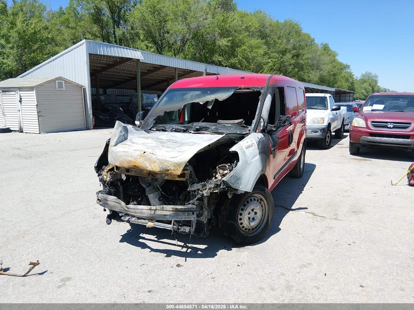 2017 Ram Promaster city VIN ZFBERFAB0H6H13834 IAAI salvage auction — ENGINE BURN, Salvage (Missouri), sold $350 on 2026-07-08 (photo 6)