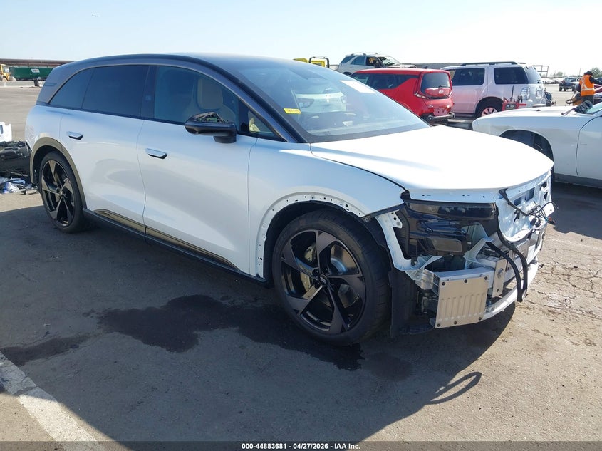2026 Lucid Gravity VIN 7UUG1GHJ6TA023573 IAAI salvage auction — LEFT FRONT, Salvage (Arizona), sold $39,450 on 2026-07-14 (photo 1)