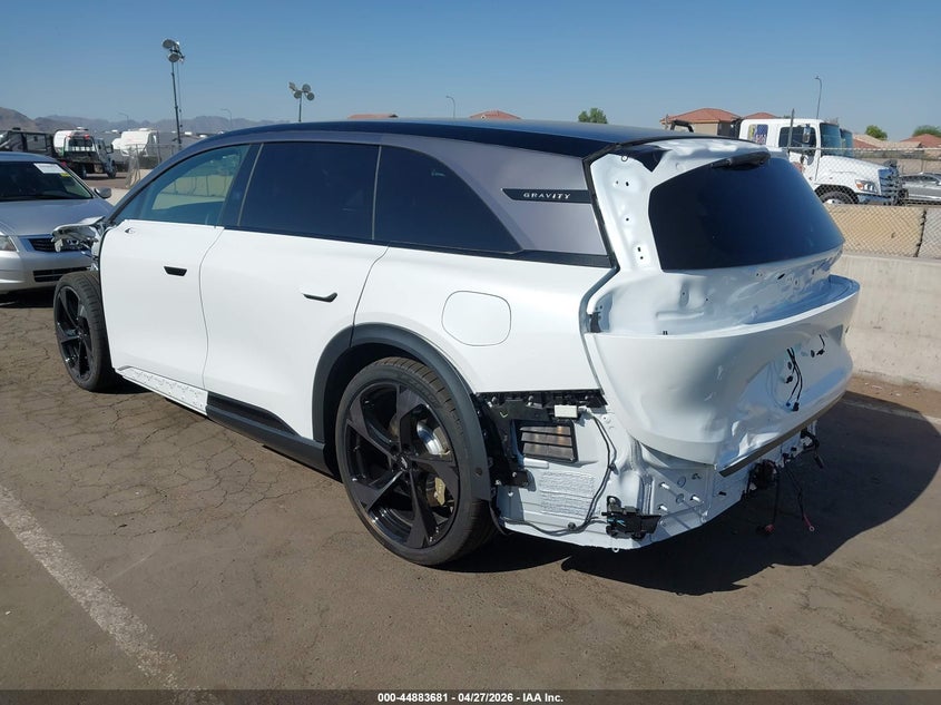 2026 Lucid Gravity VIN 7UUG1GHJ6TA023573 IAAI salvage auction — LEFT FRONT, Salvage (Arizona), sold $39,450 on 2026-07-14 (photo 3)