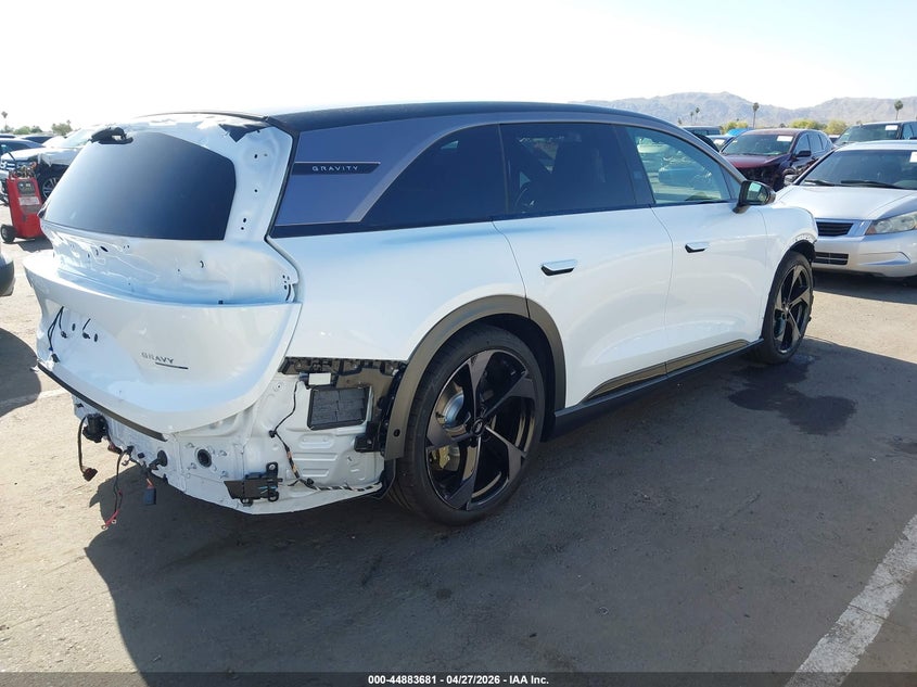 2026 Lucid Gravity VIN 7UUG1GHJ6TA023573 IAAI salvage auction — LEFT FRONT, Salvage (Arizona), sold $39,450 on 2026-07-14 (photo 4)