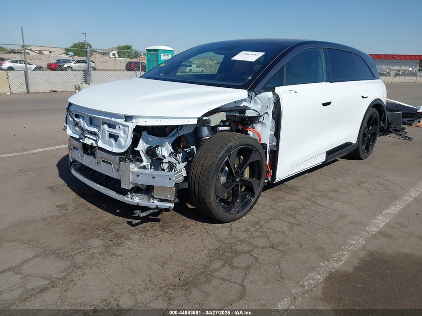 2026 Lucid Gravity VIN 7UUG1GHJ6TA023573 IAAI salvage auction — LEFT FRONT, Salvage (Arizona), sold $39,450 on 2026-07-14 (photo 6)