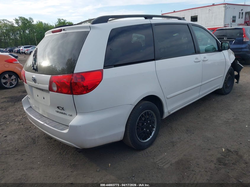 2007 Toyota Sienna VIN 5TDZK23C17S015830 IAAI salvage auction — FRONT END, Salvage - Greater Than 75% (Maryland), sold $675 on 2026-07-31 (photo 4)